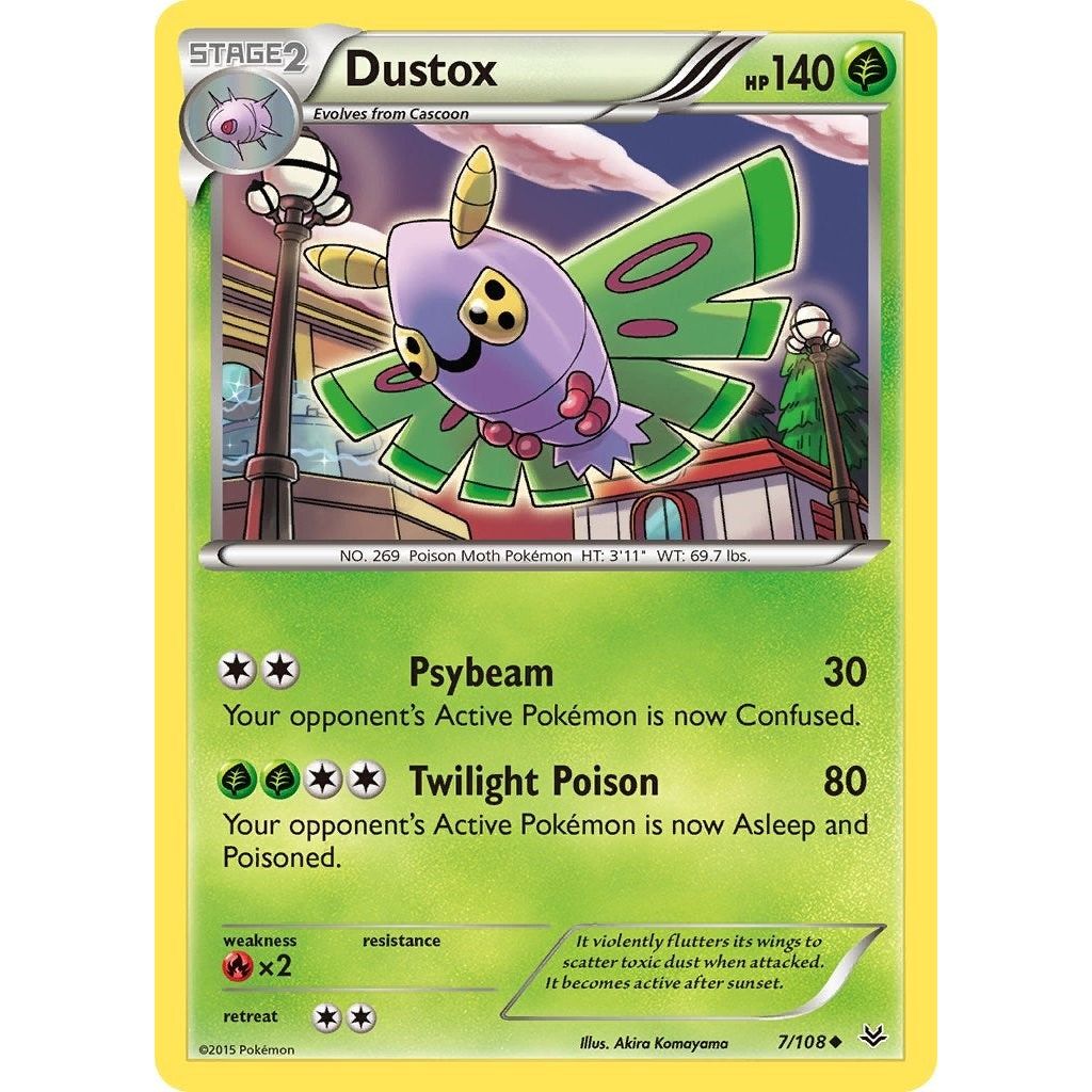 Image for Dustox (7) (7/108) (ROS) - Pokemon