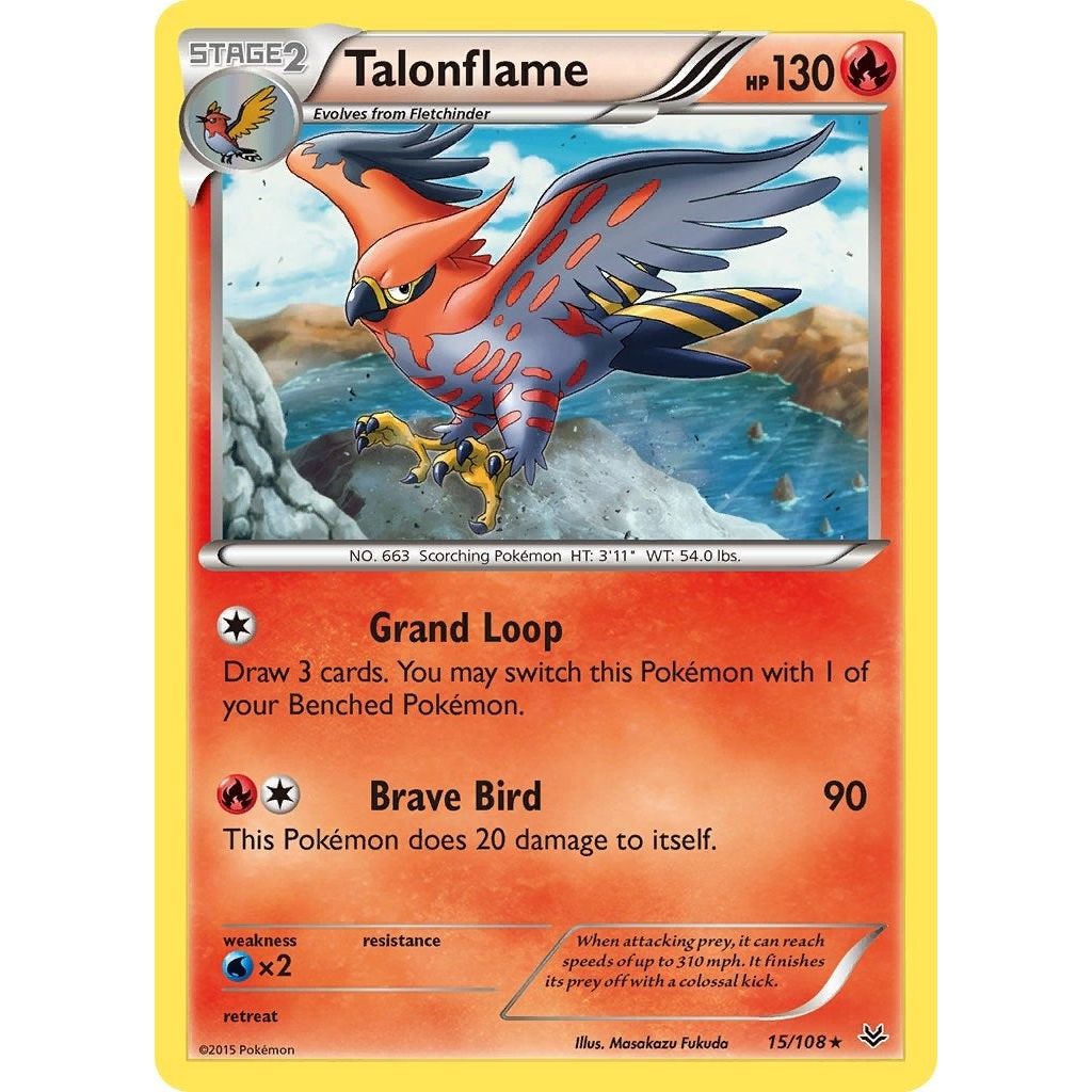 Image for Talonflame (15/108) (ROS) - Pokemon