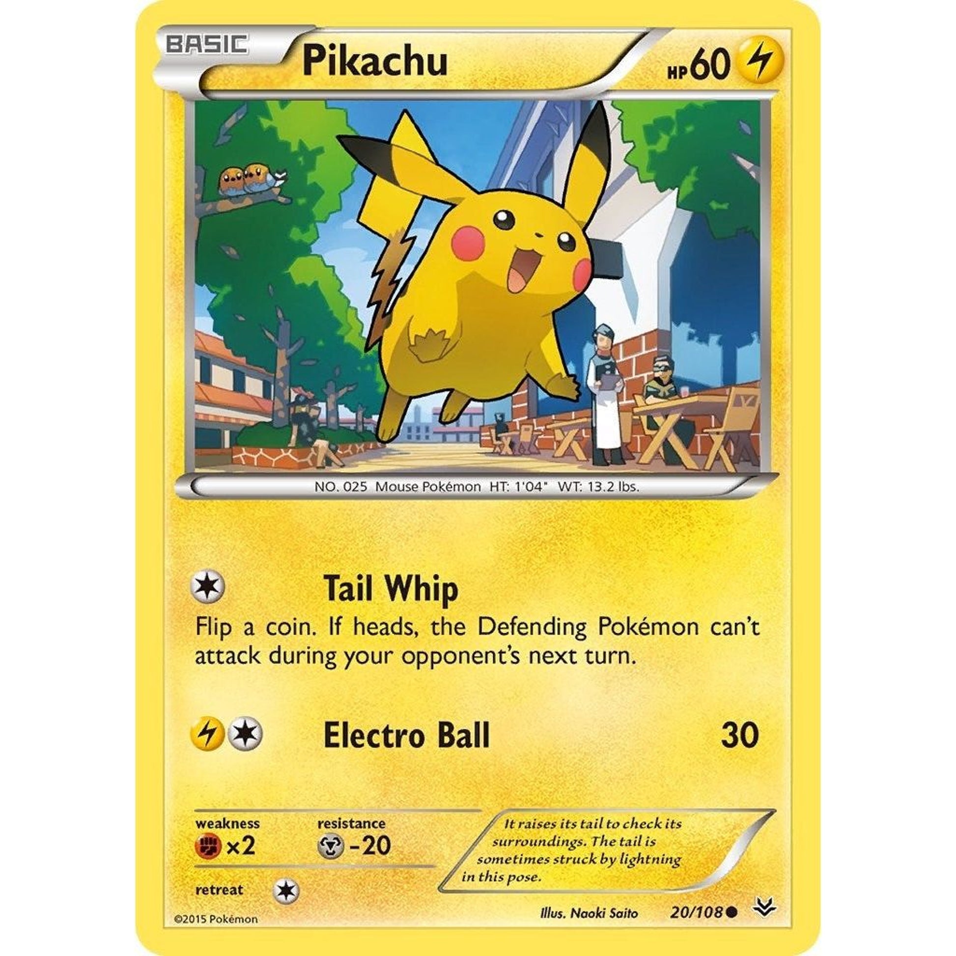 Image for Pikachu (20/108) (ROS) - Pokemon