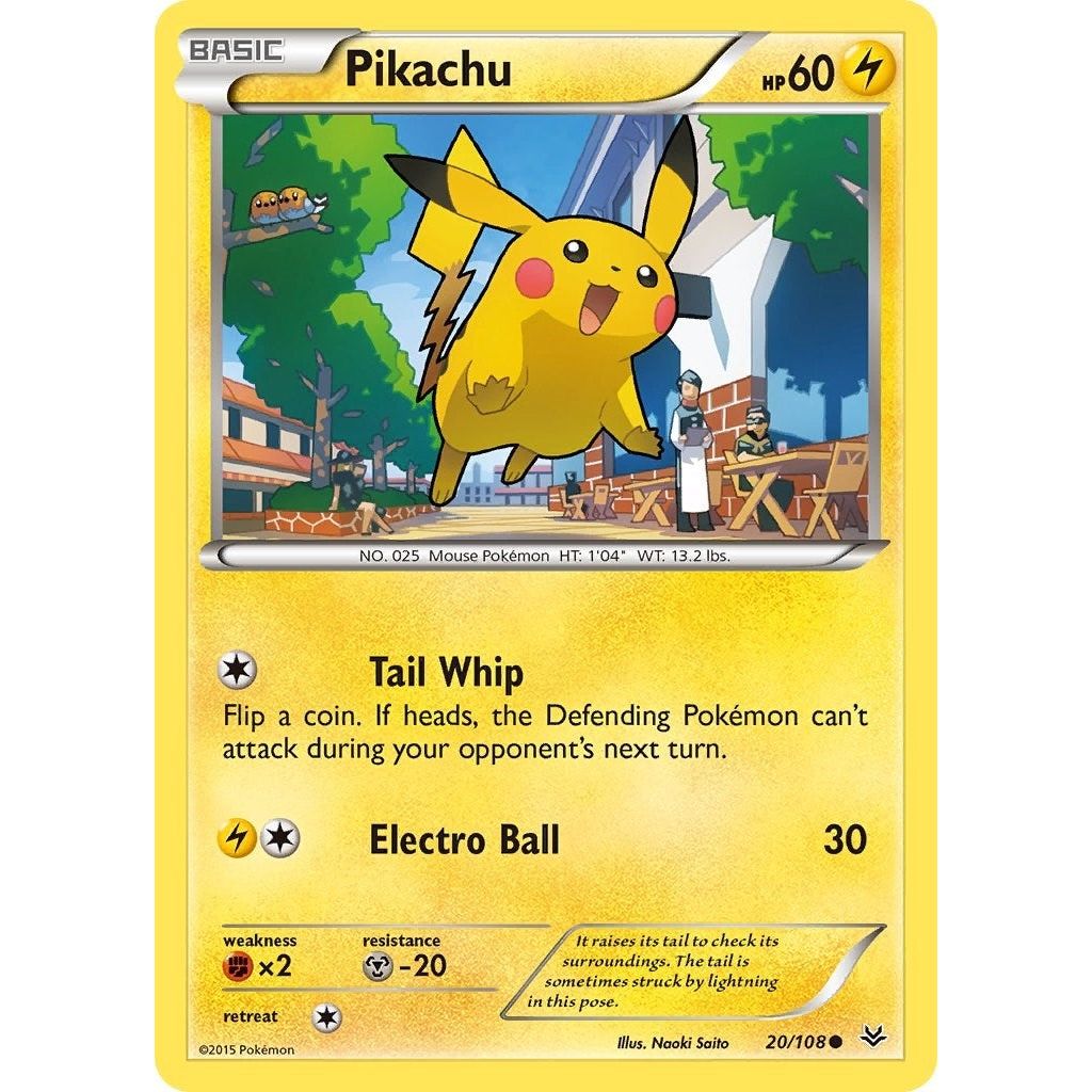 Image for Pikachu (20/108) (ROS) - Pokemon