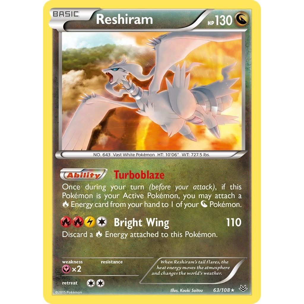 Image for Reshiram (63/108) (ROS) - Pokemon