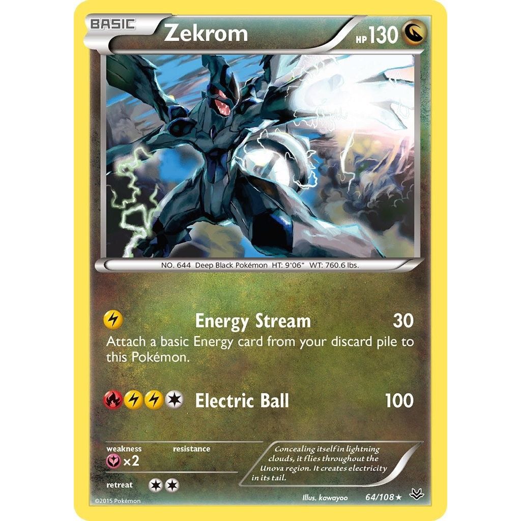 Image for Zekrom (64/108) (ROS) - Pokemon