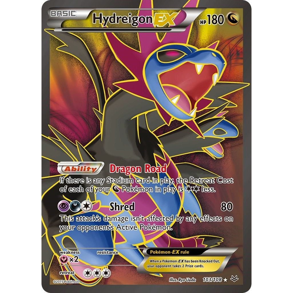 Image for Hydreigon EX (103 Full Art) (103/108) (ROS) - Pokemon