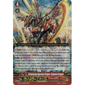 Image for Conquering Supreme Dragon, Conquest Dragon (G-BT02/003EN) (G-BT02) - Cardfight Vanguard