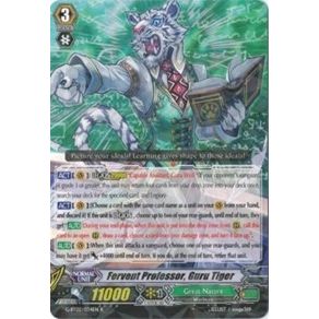 Image for Fervent Professor, Guru Tiger (G-BT02/034EN) (G-BT02) - Cardfight Vanguard