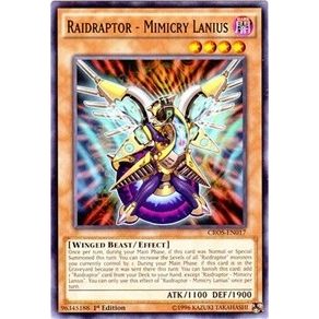 Image for Raidraptor - Mimicry Lanius (CROS-EN017) (CROS) - YuGiOh