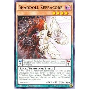 Image for Shaddoll Zefracore (CROS-EN023) (CROS) - YuGiOh