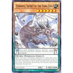 Image for Zefraniu, Secret of the Yang Zing (CROS-EN025) (CROS) - YuGiOh