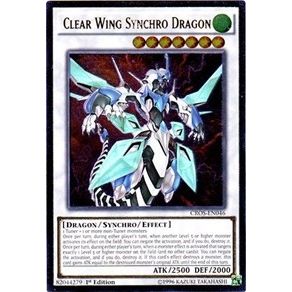 Image for Clear Wing Synchro Dragon (UTR) (CROS-EN046) (CROS) - YuGiOh