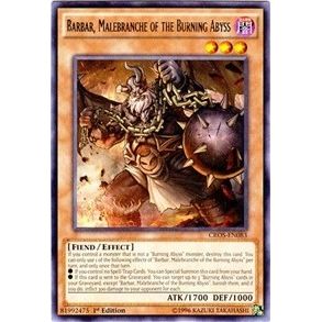 Image for Barbar, Malebranche of the Burning Abyss (CROS-EN083) (CROS) - YuGiOh