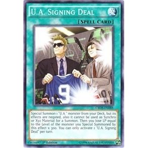Image for U.A. Signing Deal (CROS-EN088) (CROS) - YuGiOh