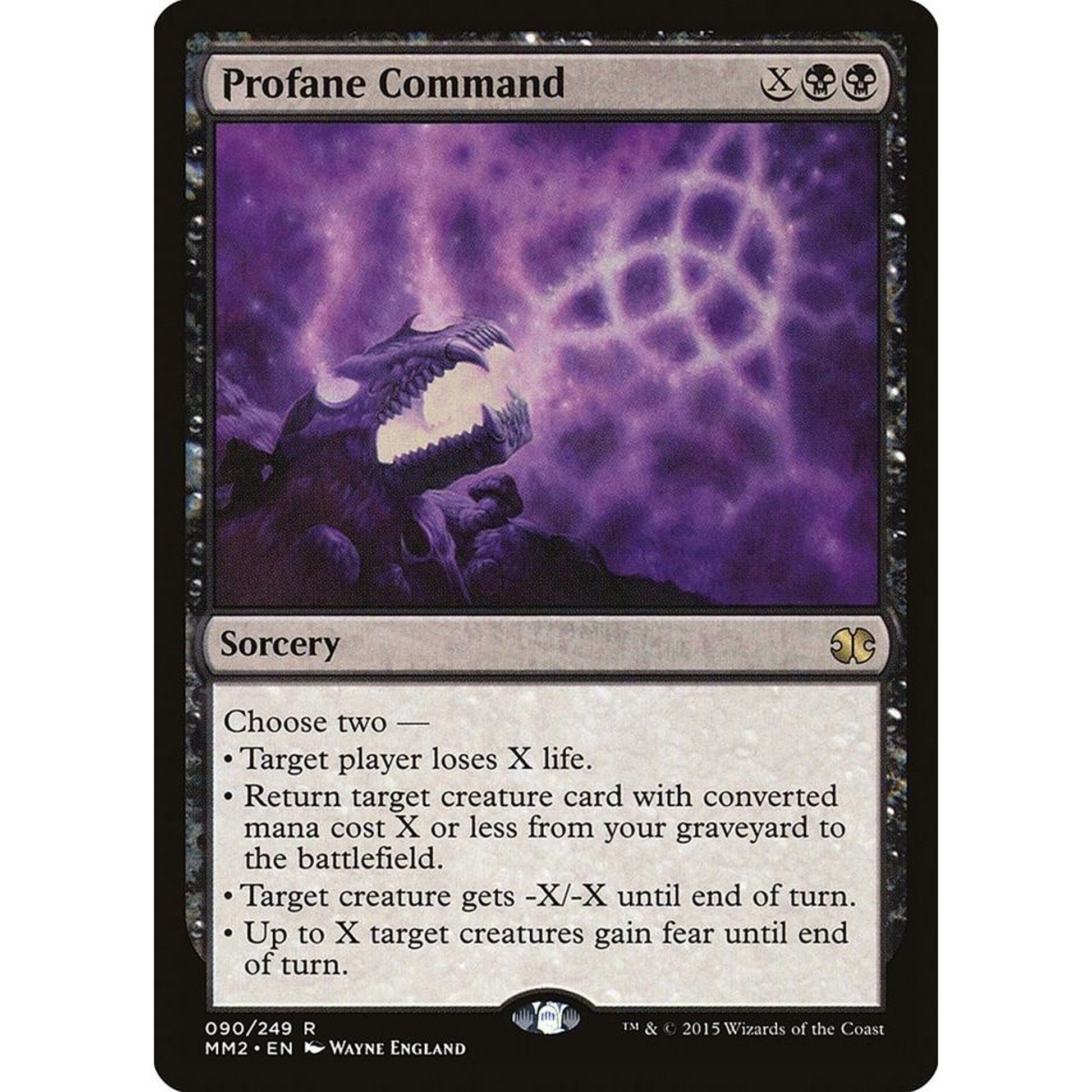 Image for Profane Command (90) (MM2) - Magic: The Gathering