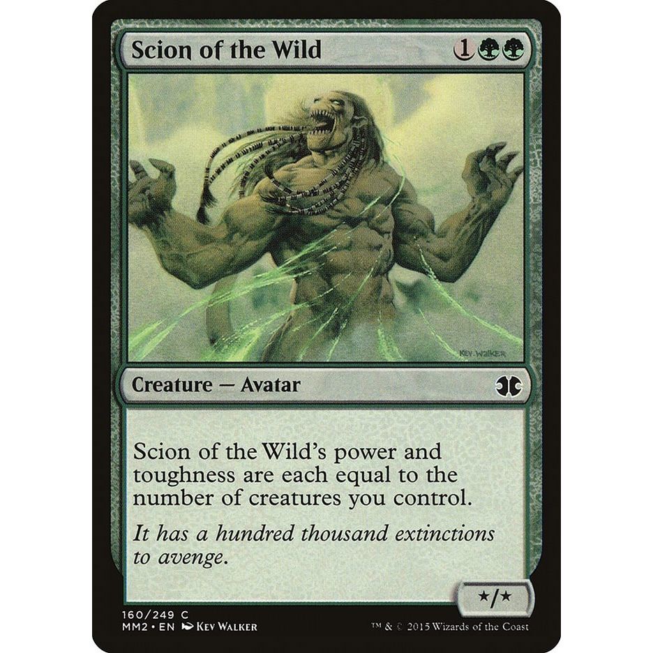 Image for Scion of the Wild (160) (MM2) - Magic: The Gathering
