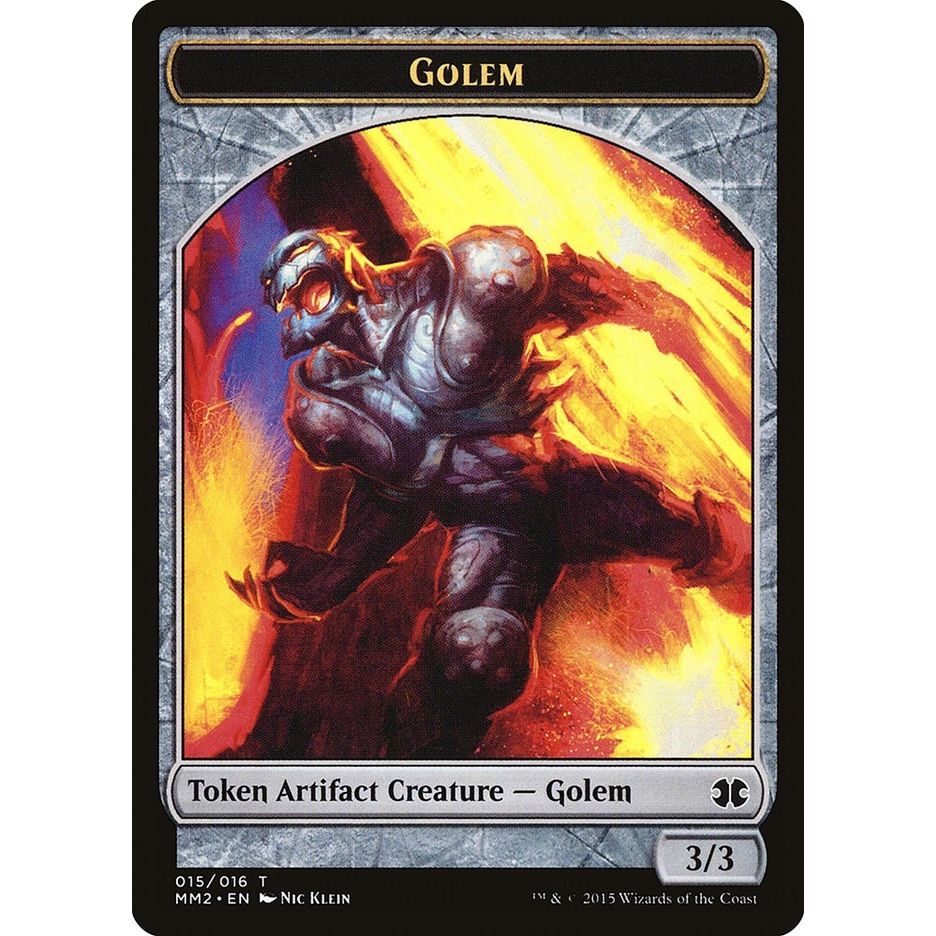 Image for Golem Token (15) (MM2) - Magic: The Gathering