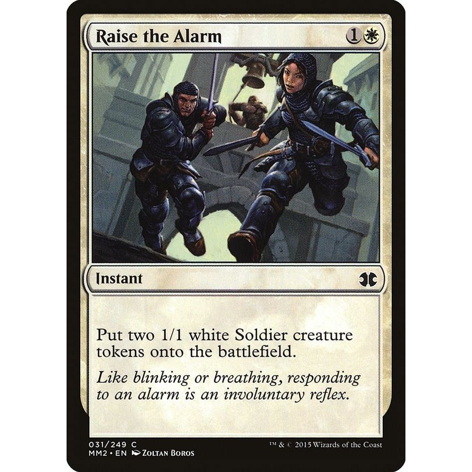 Image for Raise the Alarm (31) (MM2) - Magic: The Gathering