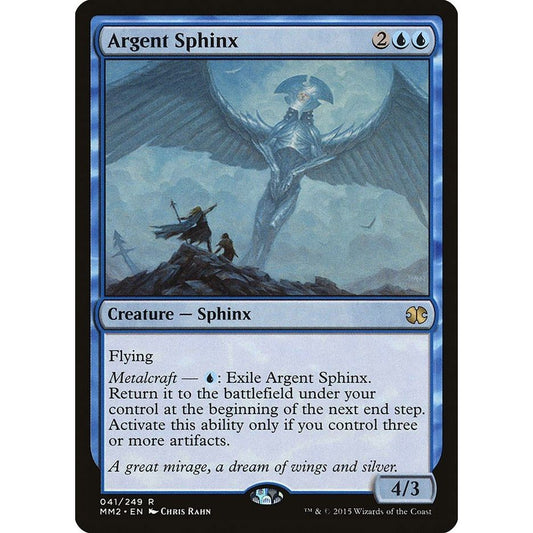 Image for Argent Sphinx (41) (MM2) - Magic: The Gathering