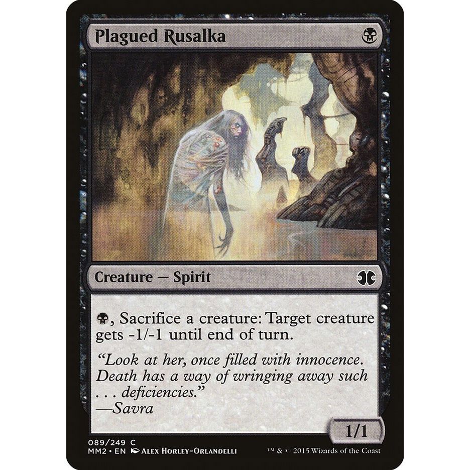 Image for Plagued Rusalka (89) (MM2) - Magic: The Gathering