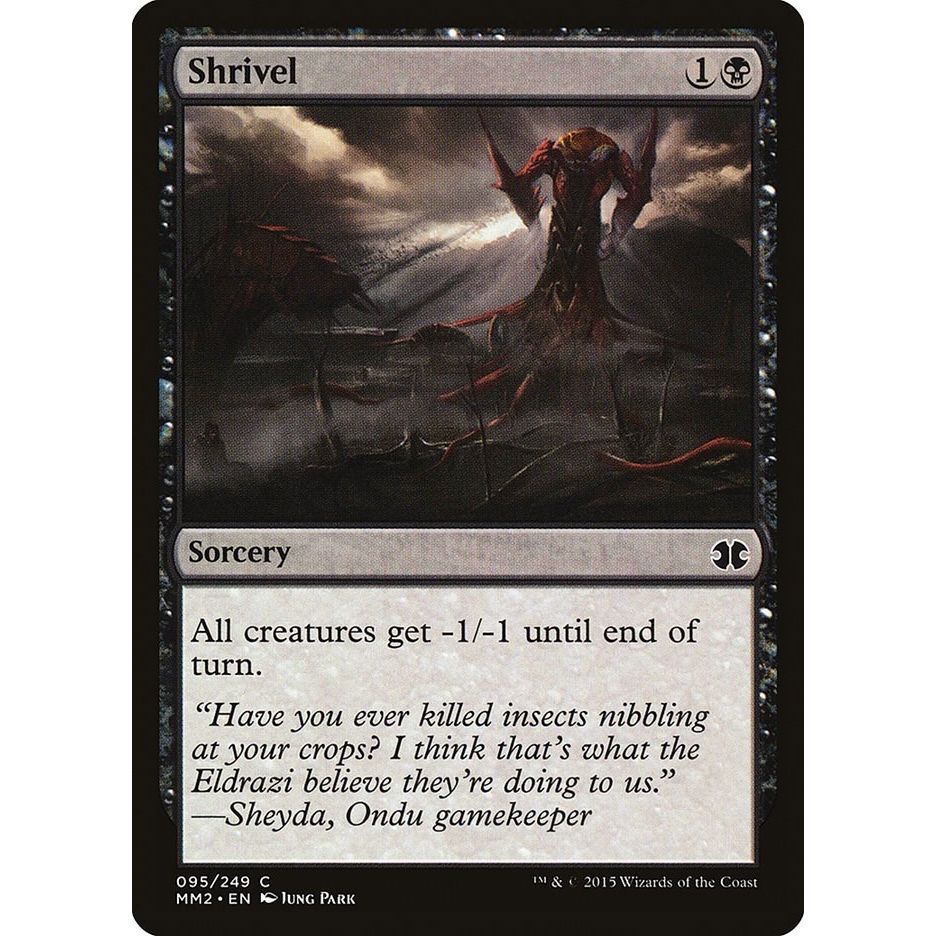 Image for Shrivel (95) (MM2) - Magic: The Gathering
