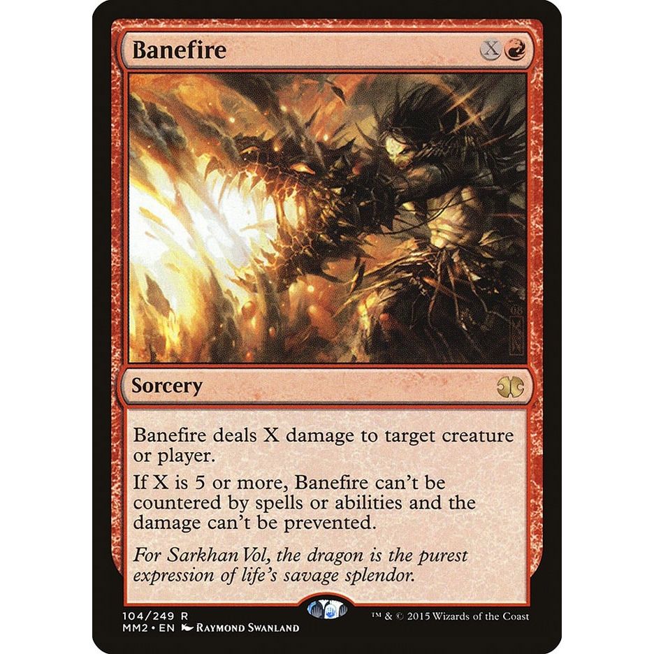 Image for Banefire (104) (MM2) - Magic: The Gathering