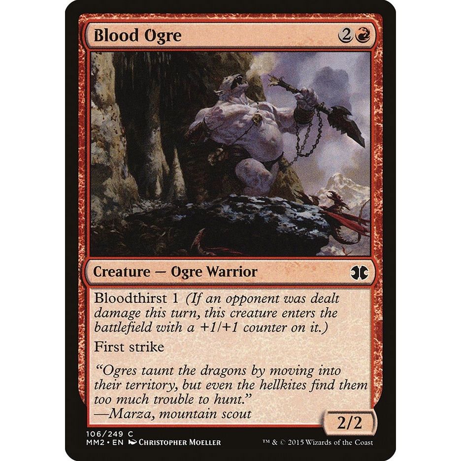 Image for Blood Ogre (106) (MM2) - Magic: The Gathering