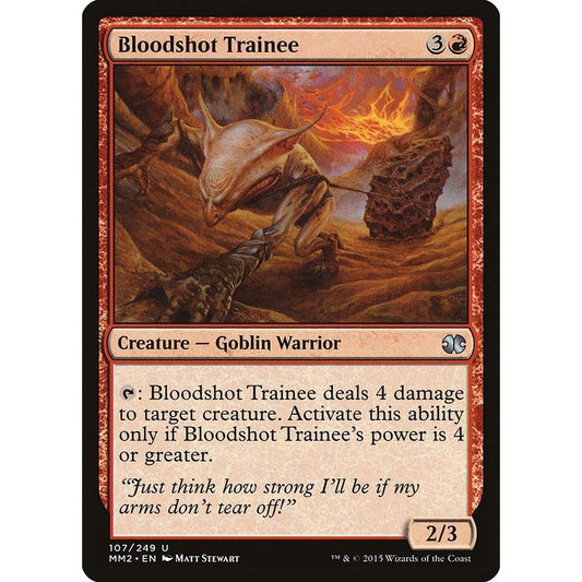 Image for Bloodshot Trainee (107) (MM2) - Magic: The Gathering