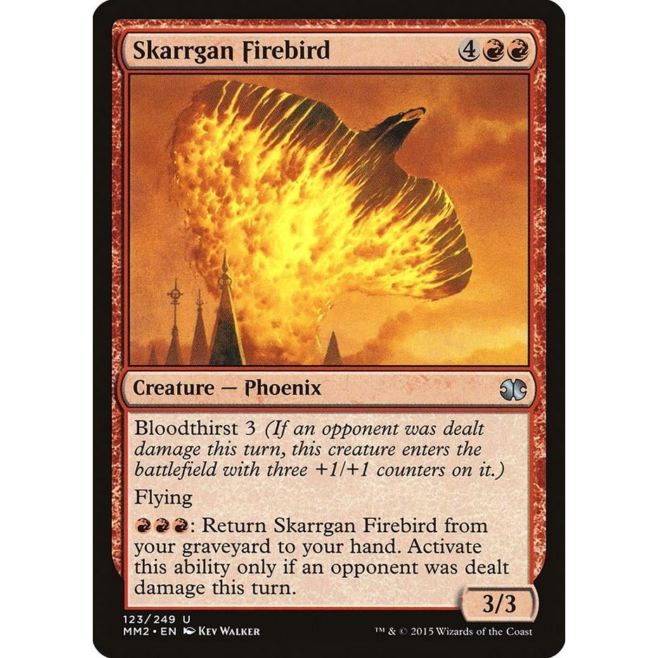 Image for Skarrgan Firebird (123) (MM2) - Magic: The Gathering