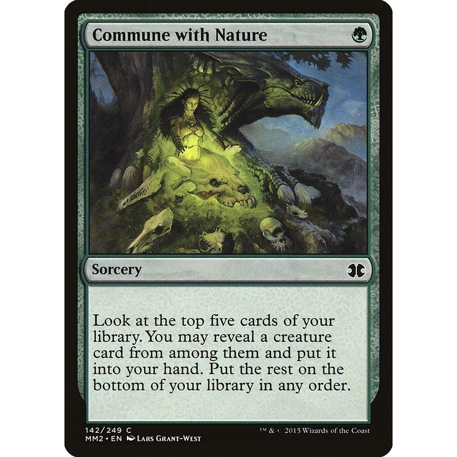 Image for Commune with Nature (142) (MM2) - Magic: The Gathering
