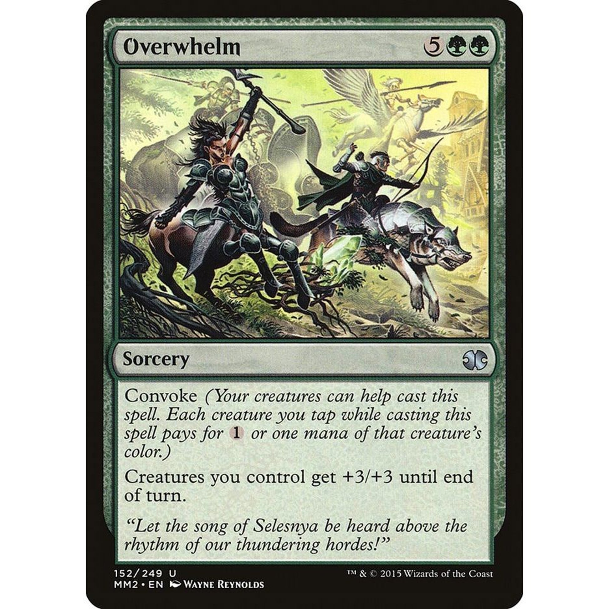 Image for Overwhelm (152) (MM2) - Magic: The Gathering