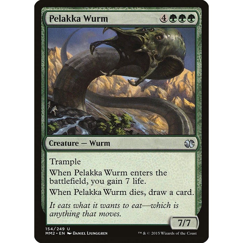 Image for Pelakka Wurm (154) (MM2) - Magic: The Gathering