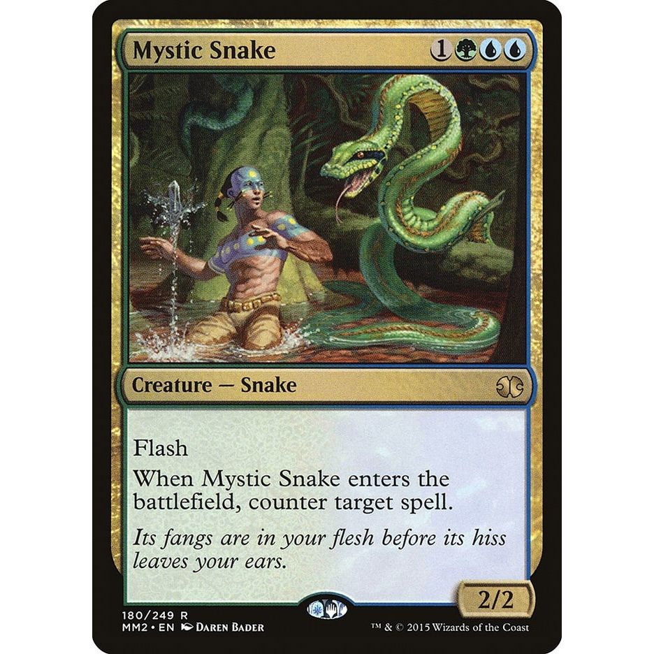 Image for Mystic Snake (180) (MM2) - Magic: The Gathering