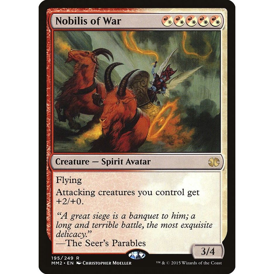 Image for Nobilis of War (195) (MM2) - Magic: The Gathering