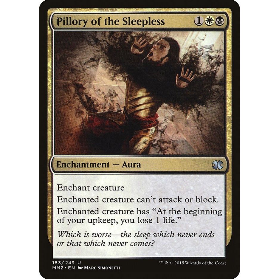 Image for Pillory of the Sleepless (183) (MM2) - Magic: The Gathering