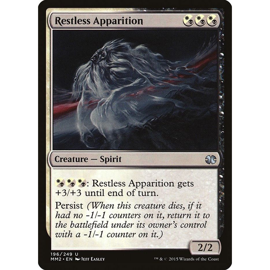Image for Restless Apparition (196) (MM2) - Magic: The Gathering