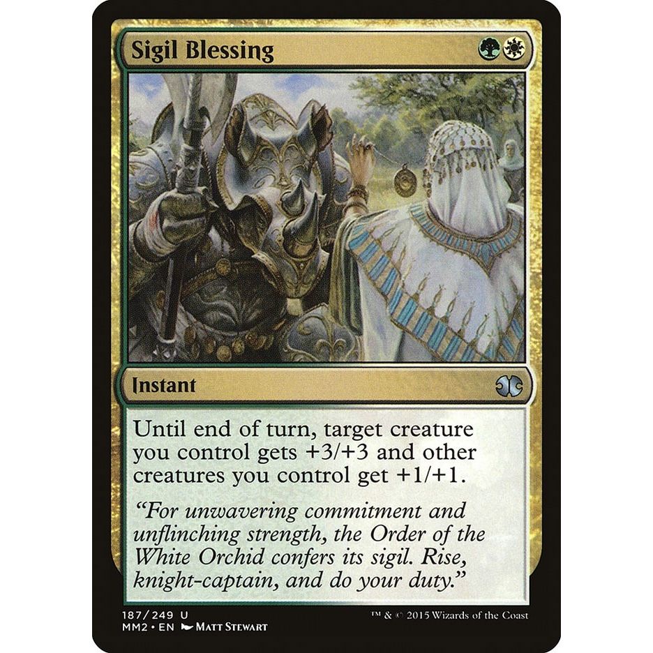 Image for Sigil Blessing (187) (MM2) - Magic: The Gathering