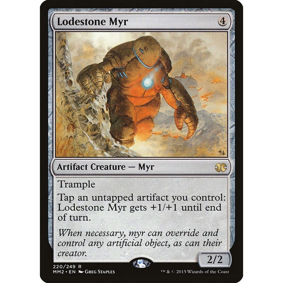 Image for Lodestone Myr (220) (MM2) - Magic: The Gathering