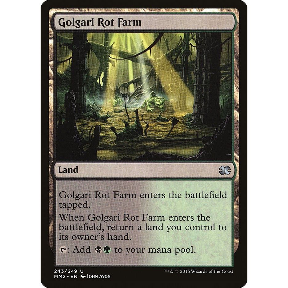 Image for Golgari Rot Farm (243) (MM2) - Magic: The Gathering