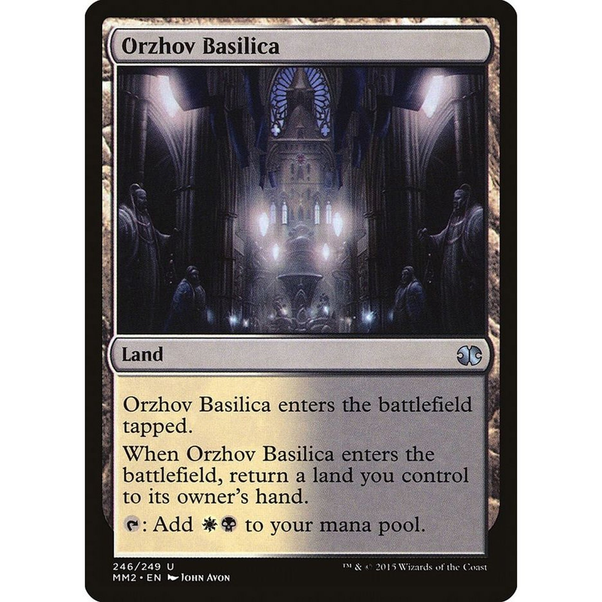 Image for Orzhov Basilica (246) (MM2) - Magic: The Gathering