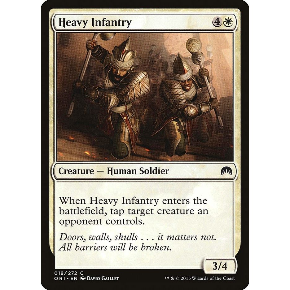 Image for Heavy Infantry (18) (ORI) - Magic: The Gathering