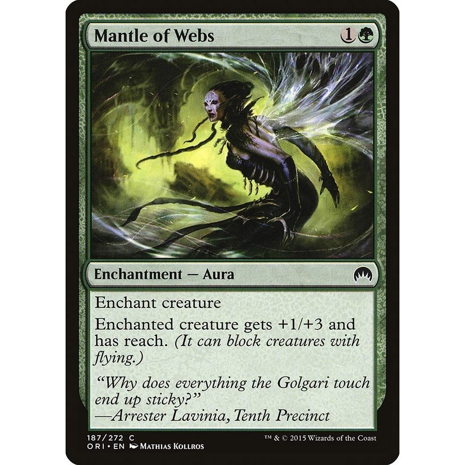 Image for Mantle of Webs (187) (ORI) - Magic: The Gathering