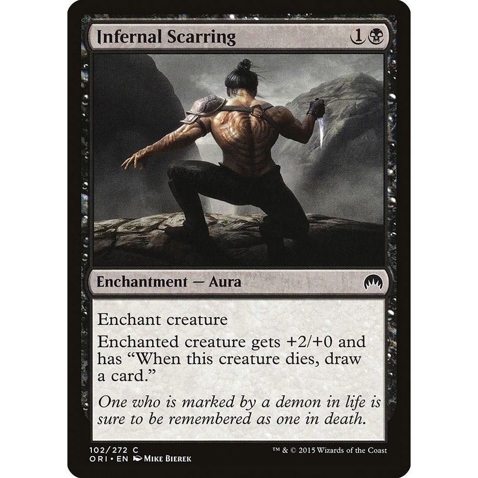 Image for Infernal Scarring (102) (ORI) - Magic: The Gathering