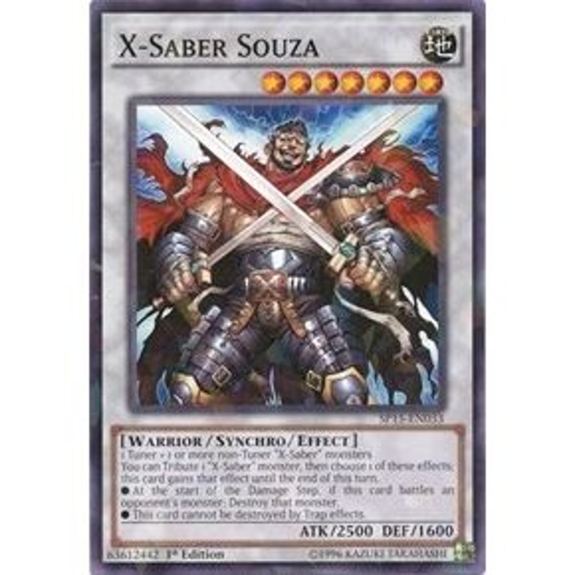 Image for X-Saber Souza (Shatterfoil) (SP15-EN033) (SP15) - YuGiOh