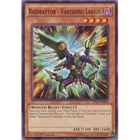 Image for Raidraptor - Vanishing Lanius (SP15-EN029) (SP15) - YuGiOh