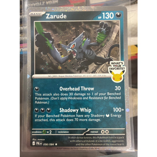 Zarude (What's Your Favorite Stamp) (056/084) (MCAP)