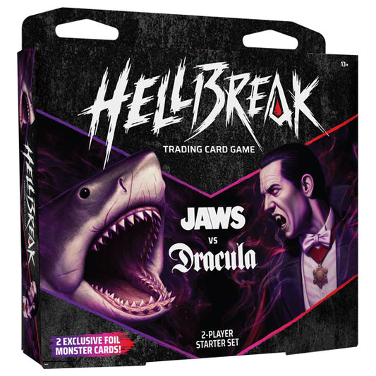 Hellbreak TCG Jaws vs Dracula 2-player starter set box