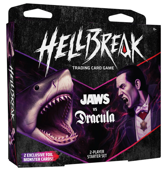 Hellbreak TCG Jaws vs Dracula 2-player starter set box