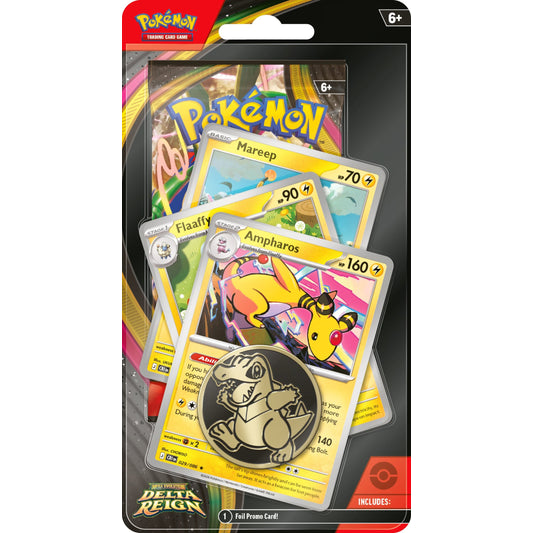 Pokemon TCG Mega Evolution Delta Reign Premium Checklane Blister Ampharos