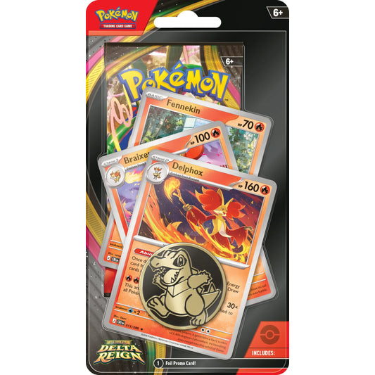 Pokemon TCG Mega Evolution Delta Reign Premium Checklane Blister Delphox
