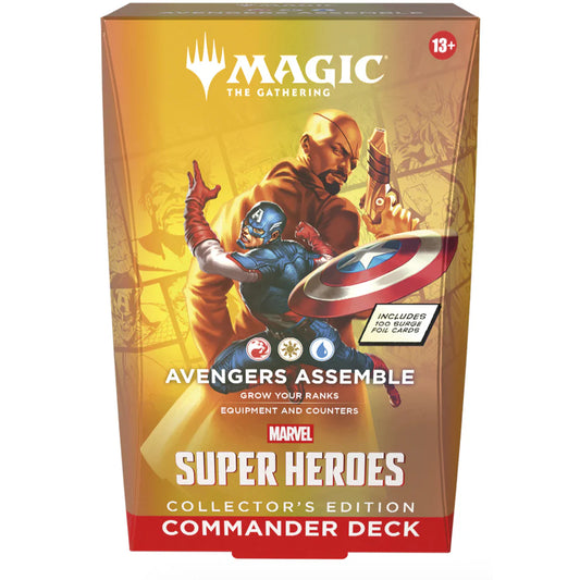 Marvel Super Heroes Commander Deck Avengers Assemble Collectors Edition