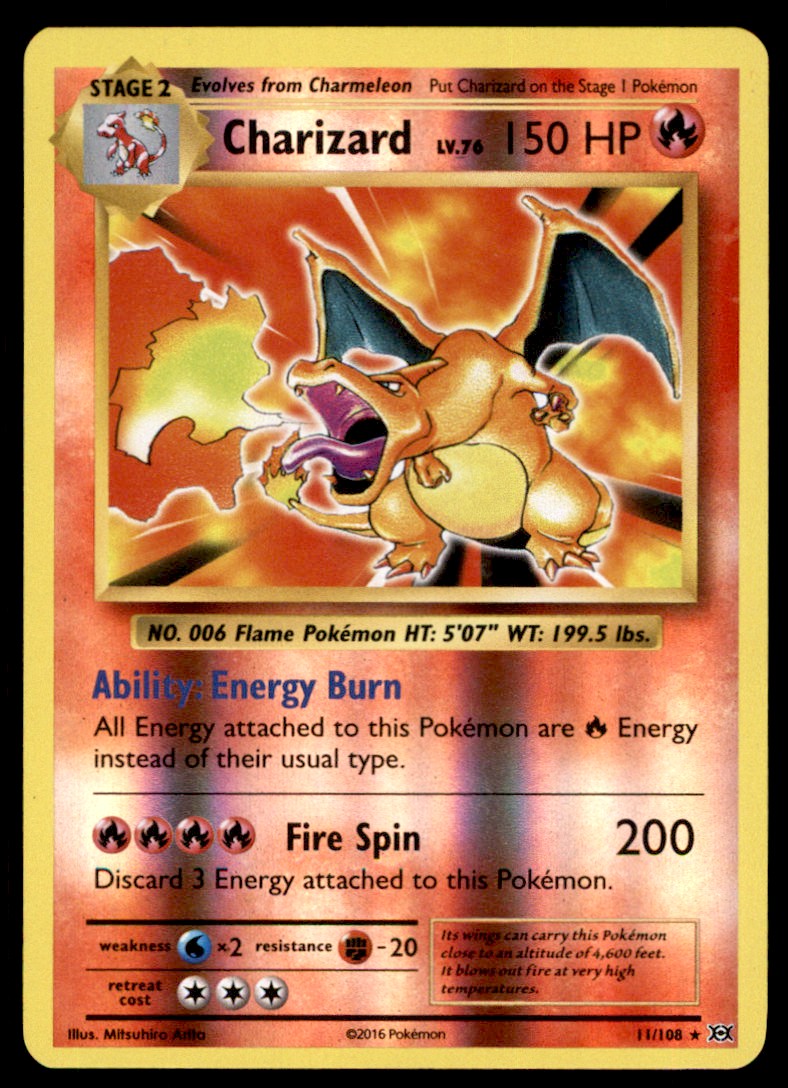 CHARIZARD-REV.FOIL EVOLUTIONS 2016 POKEMON XY EVOLUTIONS PSA MINT 9