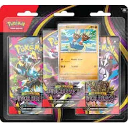 Pokemon ME5 Pitch Black 3 Pack Blister Binacle